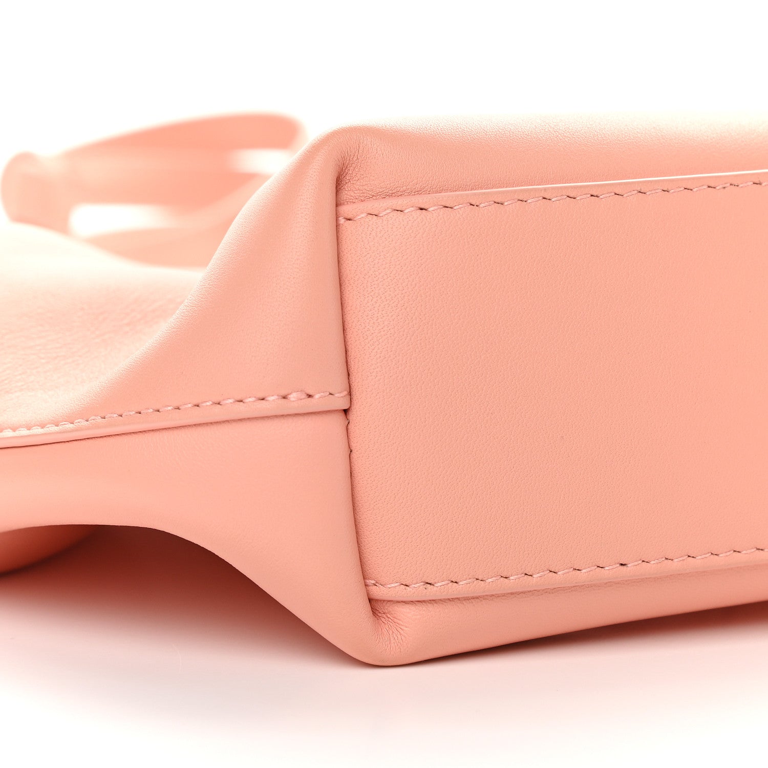 Bottega Veneta Calfskin Small The Point Triangle Bag Peachy 7 of 8