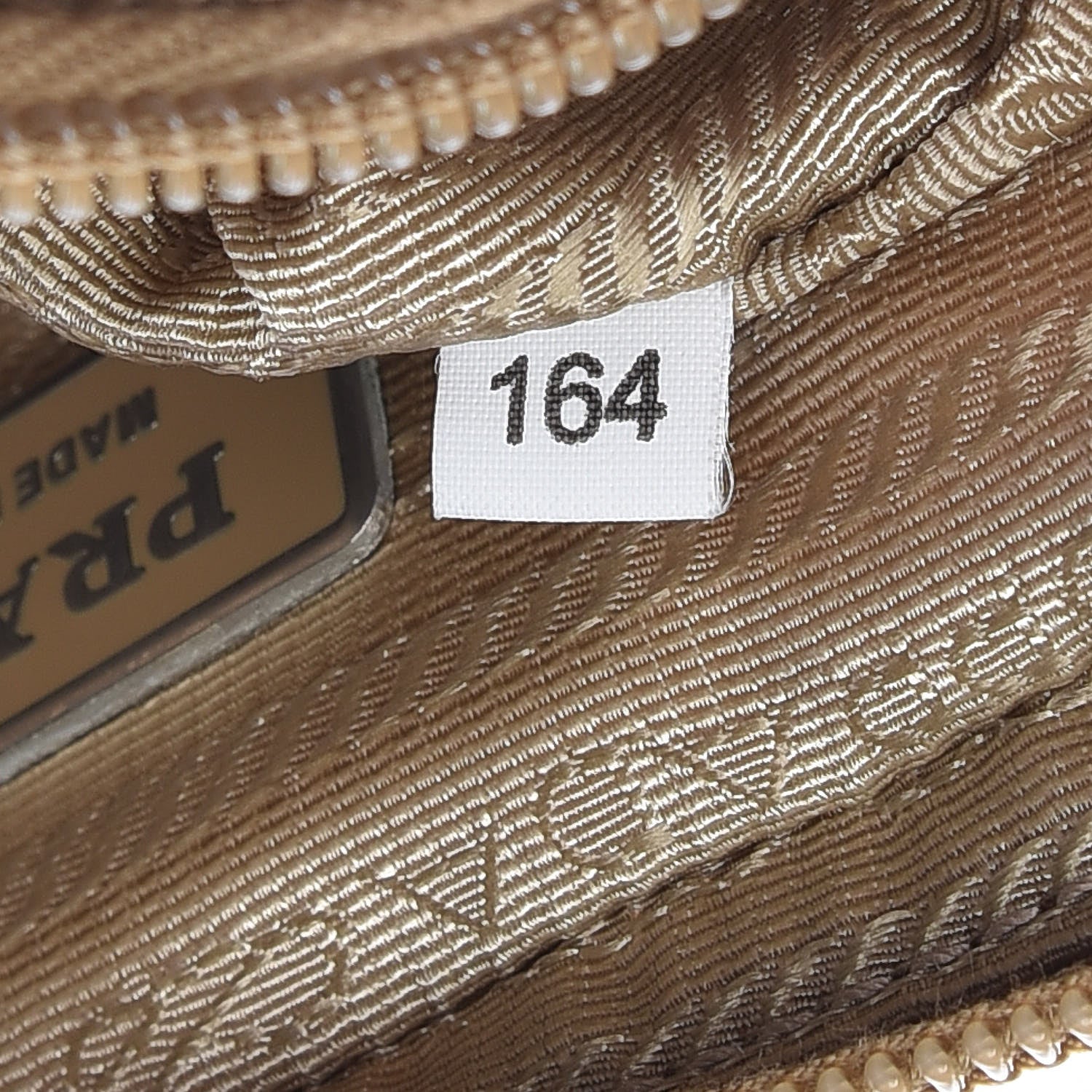 Prada Tessuto Nylon Saffiano Belt Bag Brown 9 of 11