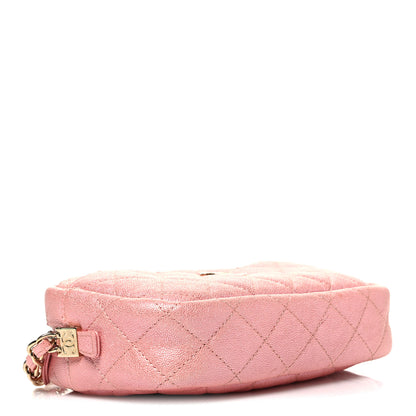 Chanel Iridescent Caviar Quilted Small Timeless Camera Case Pink 4 of 10