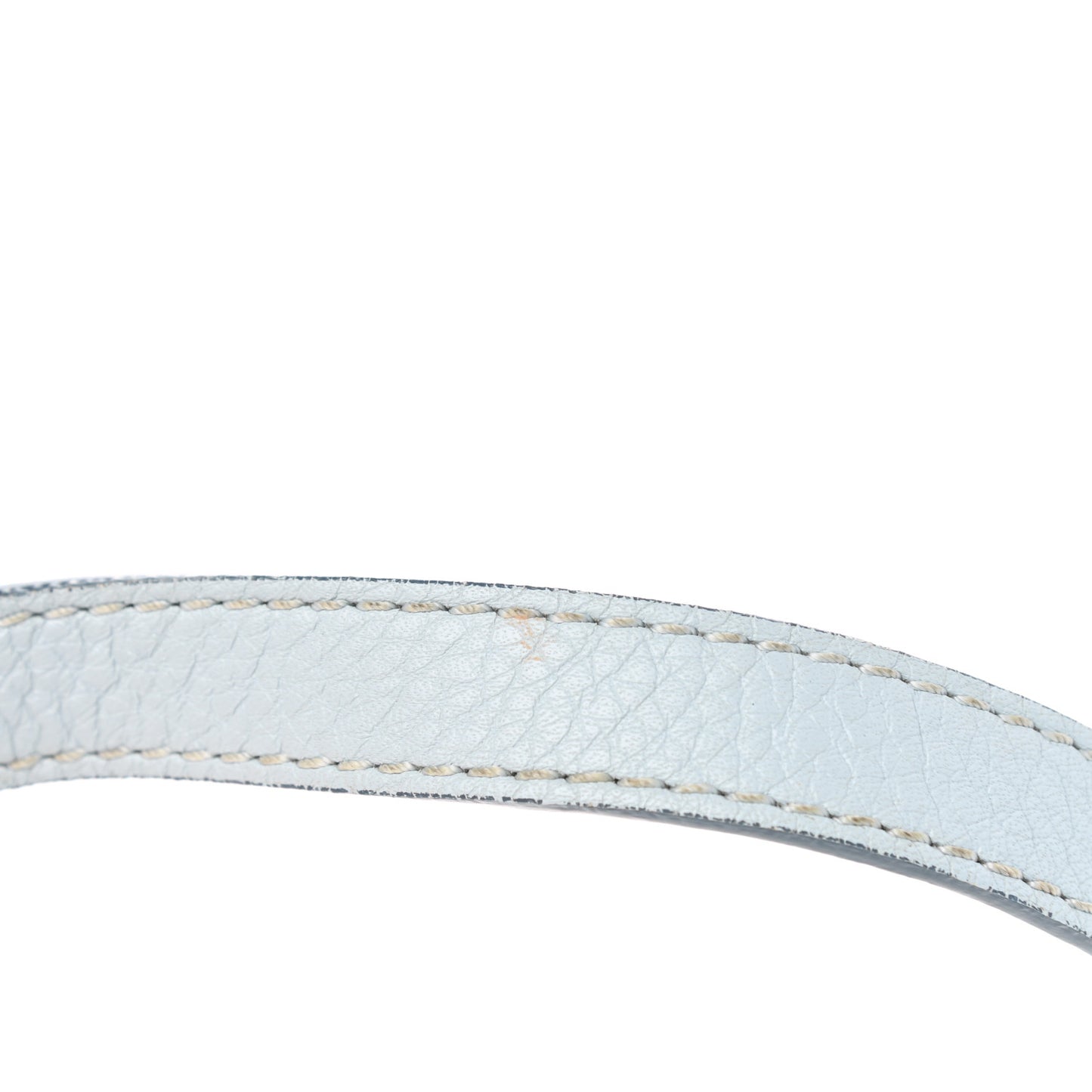 Waxed Calfskin Micro Nightingale Baby Blue