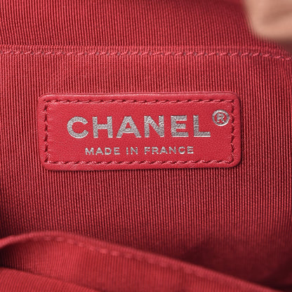 Chanel Calfskin Quilted Small Gabrielle Bucket Beige Black 6 of 8