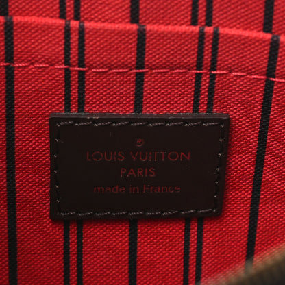 Louis Vuitton Damier Ebene Neverfull MM GM Pochette 6 of 9