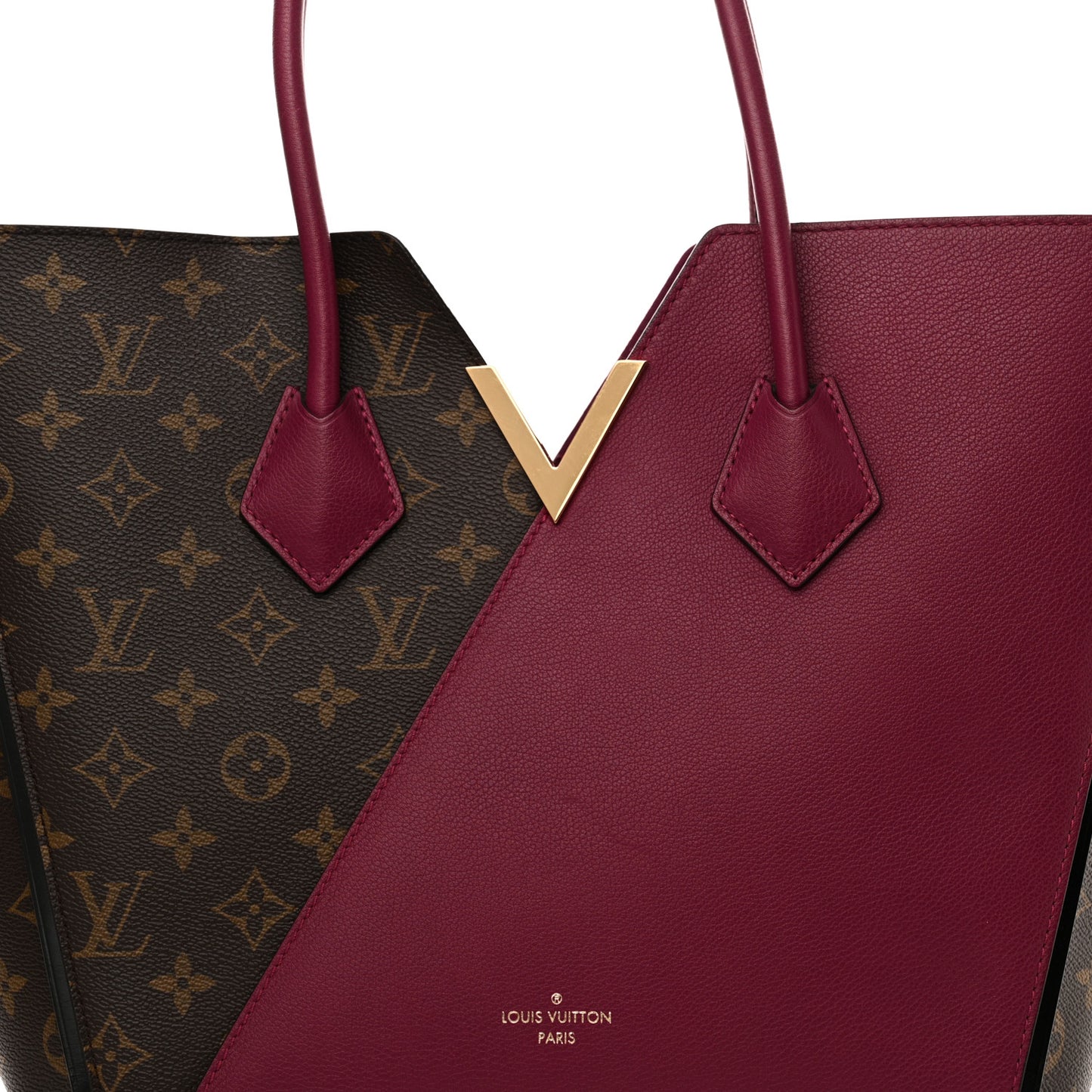 Calfskin Monogram Kimono Tote Grape