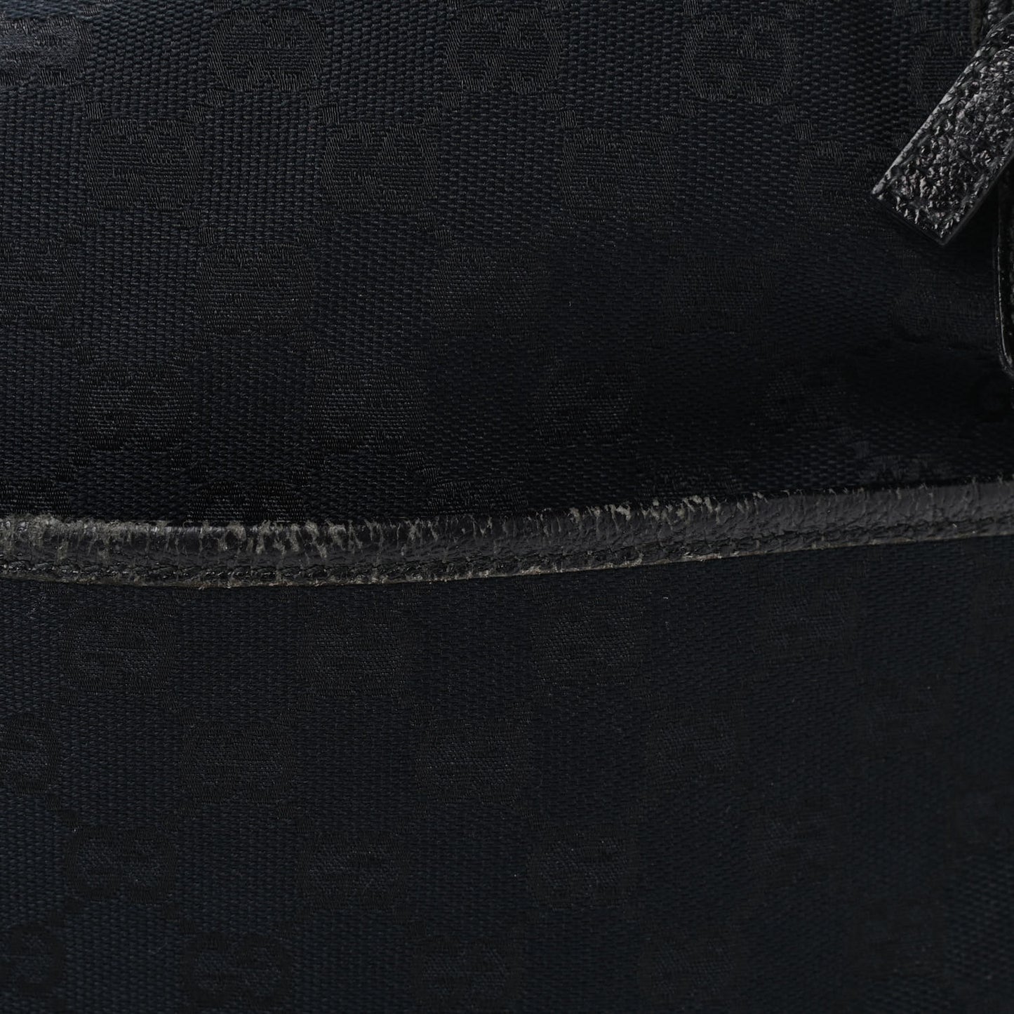 Monogram Large Diaper Bag Black