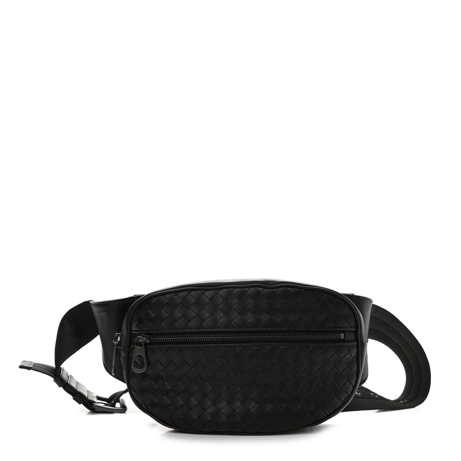 Bottega Veneta Nappa Intrecciato Belt Bag Black 1 of 9