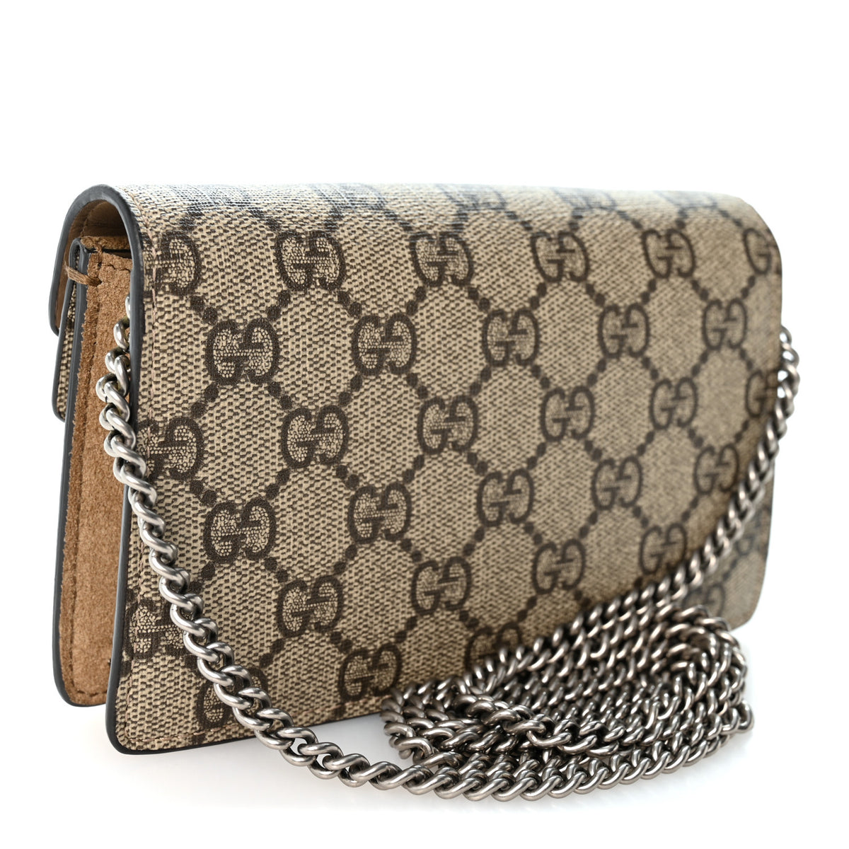 Gucci GG Supreme Monogram Super Mini Dionysus Shoulder Bag Taupe 3 of 10