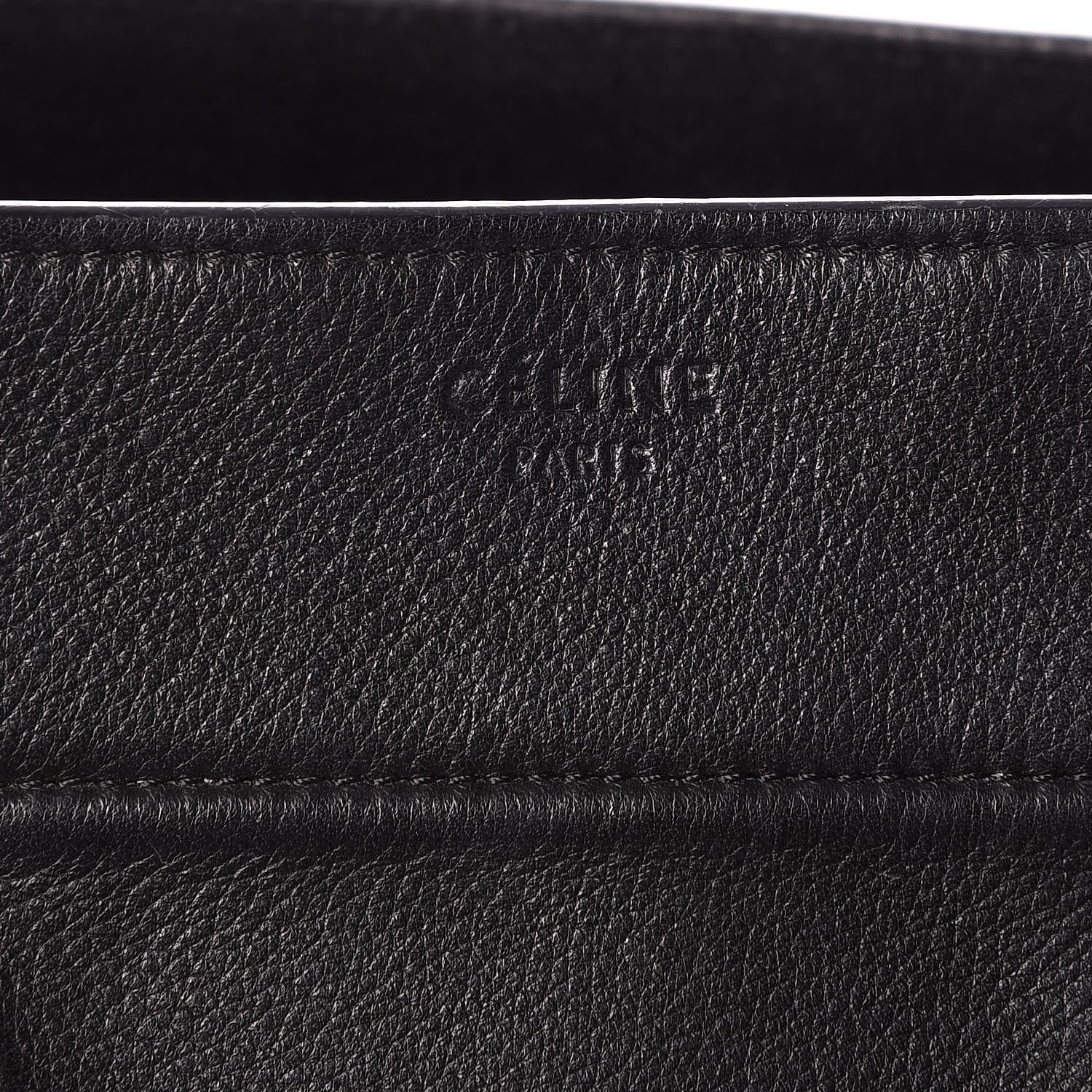 Celine Supple Calfskin Medium Phantom Luggage Black 7 of 9
