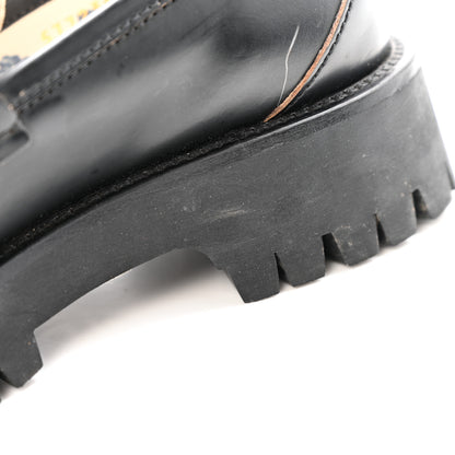 Gucci Cordovan Lux Womens Harald Horsebit 25mm Platform Loafers 40 Black 37.5 Black 11 of 13
