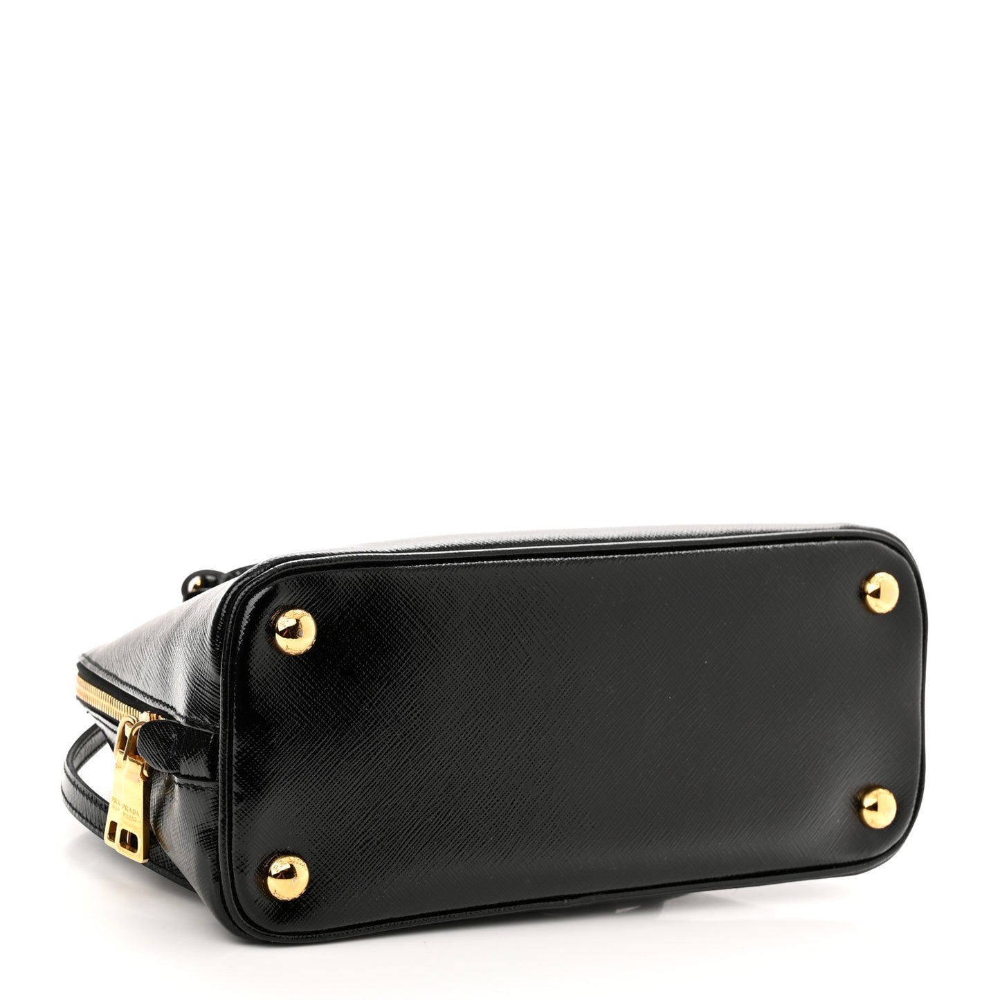 Saffiano Vernice Mini Promenade Tote Black