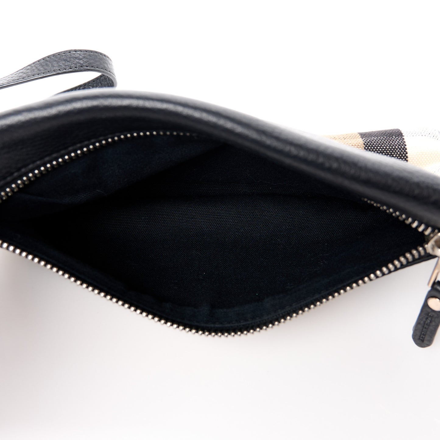 Mega Check Small Farley Crossbody Clutch Bag Black