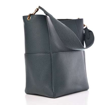 Celine Soft Grained Calfskin Sangle Bucket Bag Amazone 3 of 9