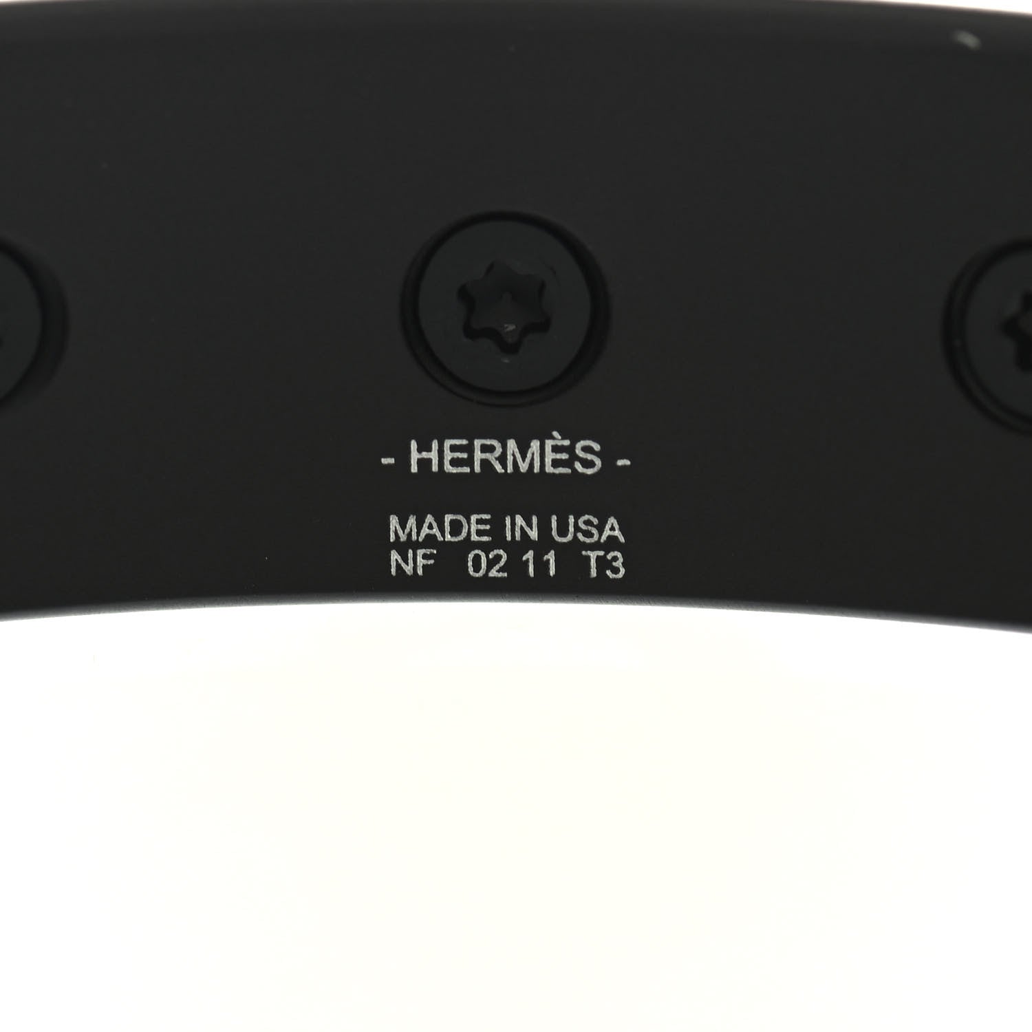 Hermes Aluminium Sunset Medor Bracelet T3 Black 3 of 3