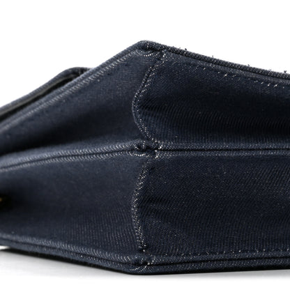 Christian Dior Denim Studded Vertical Diorama Blue 9 of 12