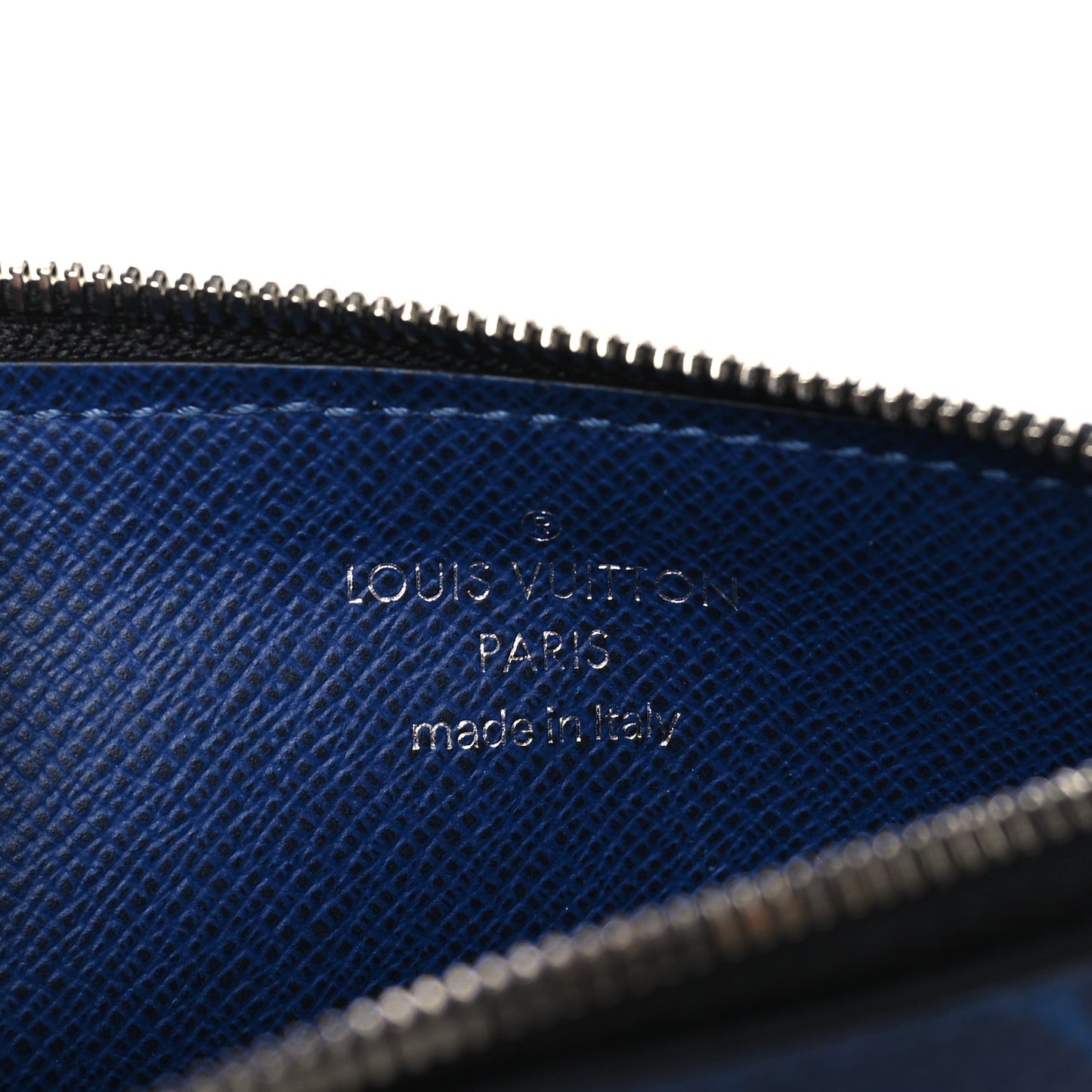 Monogram Taiga Coin Card Holder Cobalt