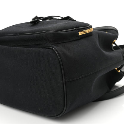 Prada Canvas Drawstring Bucket Black 9 of 9