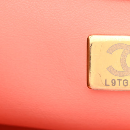 Chanel Lambskin Quilted Mini Pearl Crush Flap Light Orange 7 of 11
