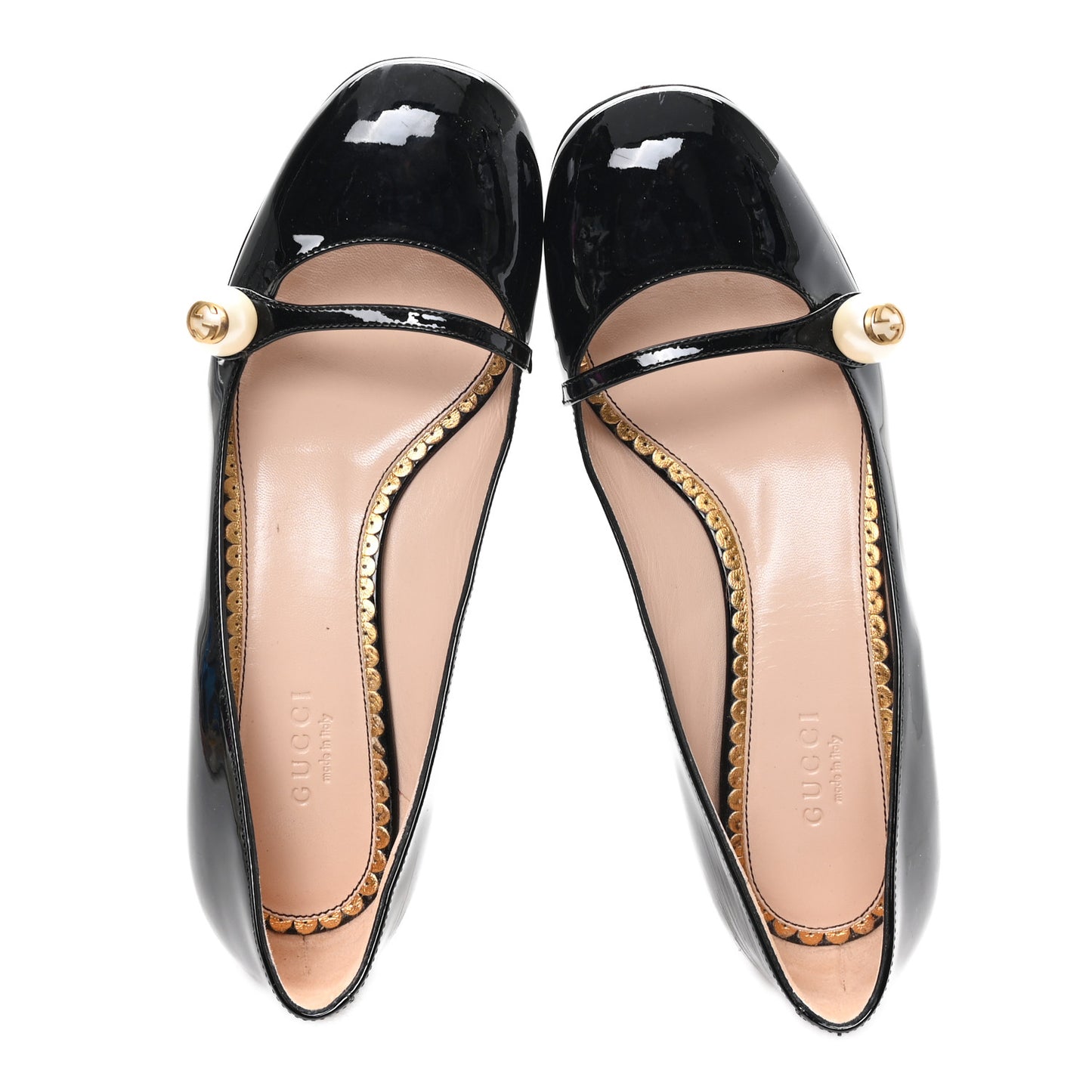 Vernice Crystal Pearl Embellished Mary Jane Pumps  36 Black