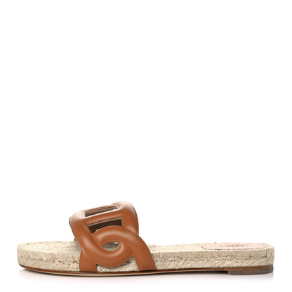 Hermes Nappa Famosa Espadrille Sandals 37 Naturel 1 of 8