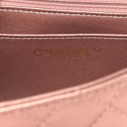 Chanel Metallic Grained Calfskin Quilted 2.55 Reissue Mini Flap Copper Pink 6 of 9