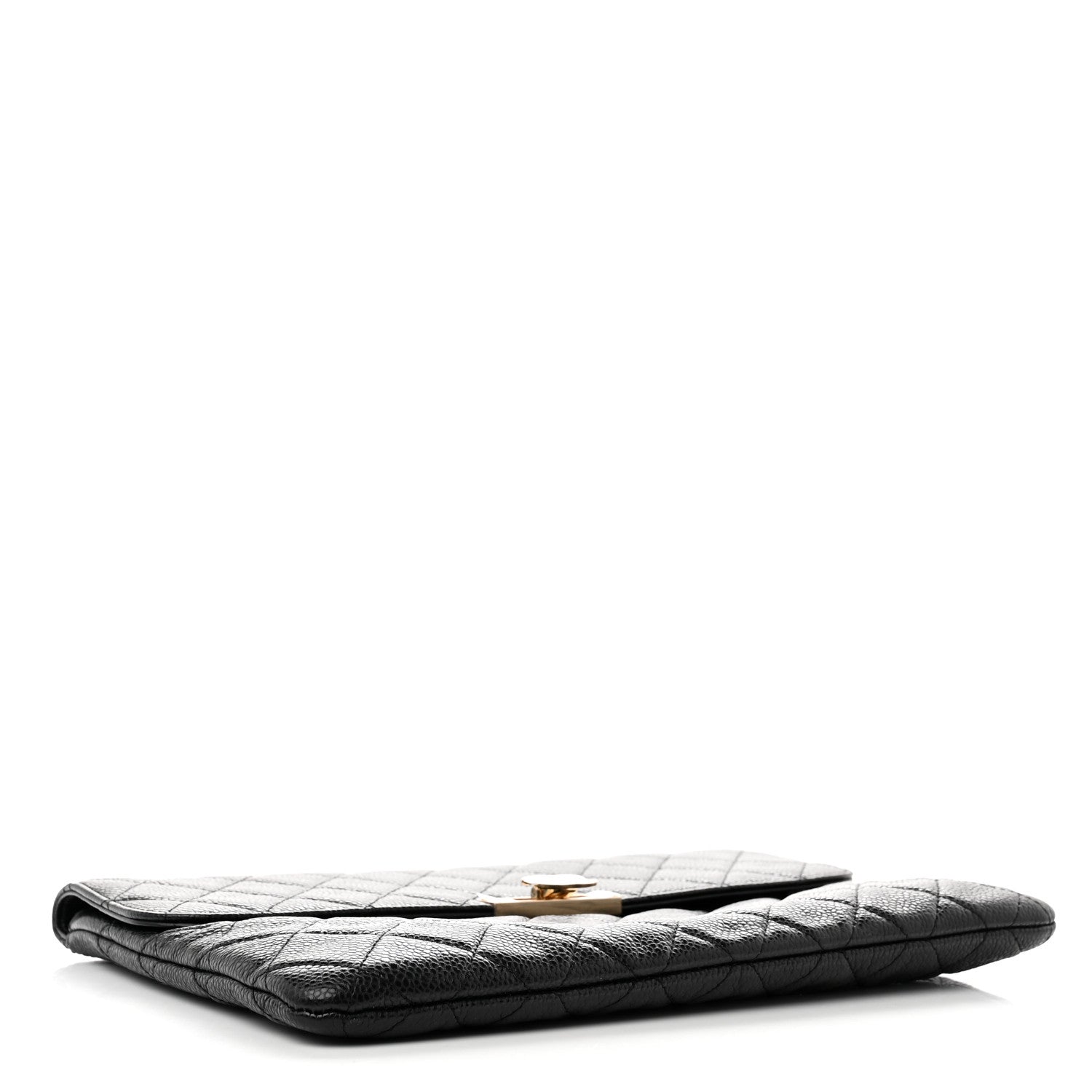 Chanel Caviar Quilted Medium Golden Class Pouch Black 4 of 7