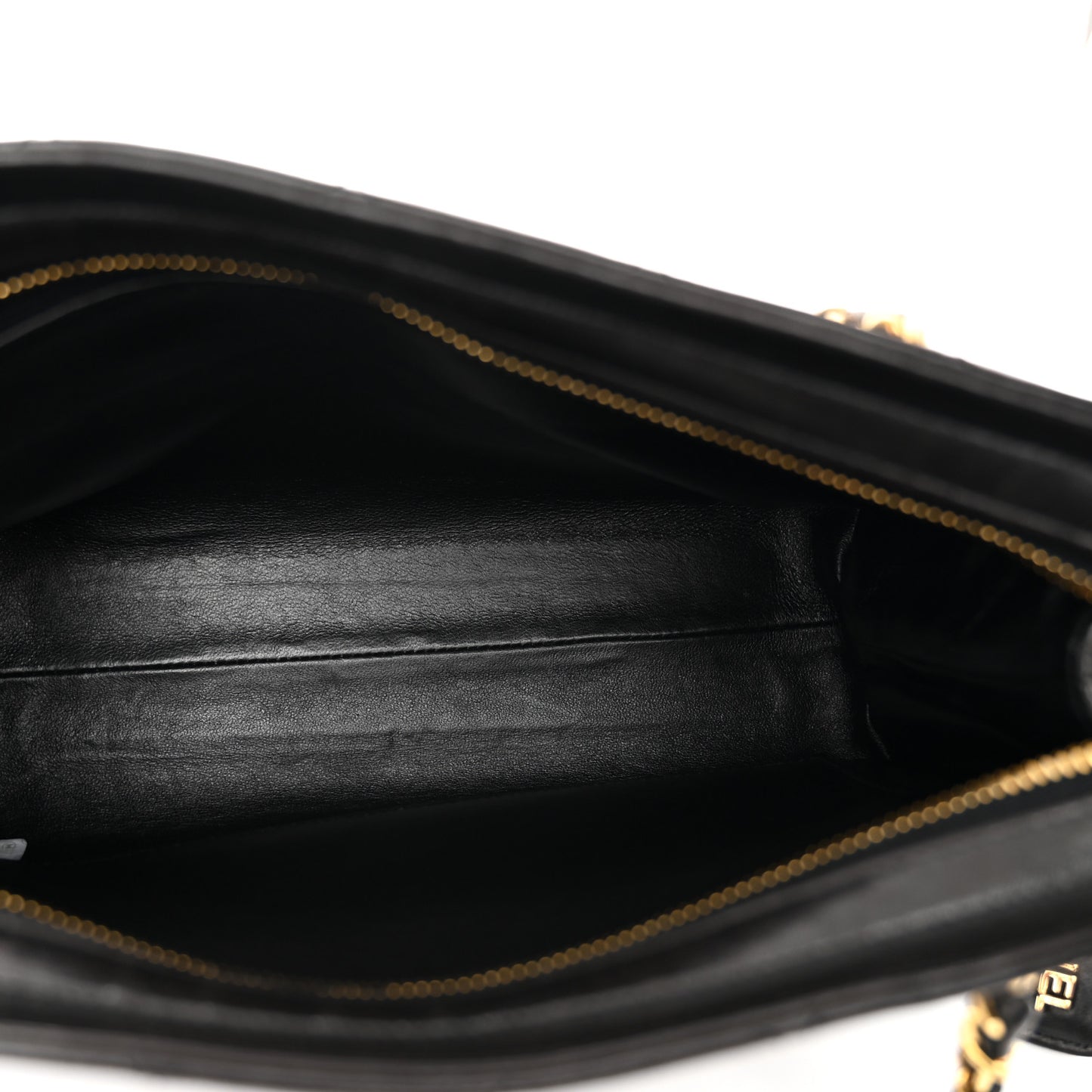 Lambskin Quilted Shoulder Bag Black
