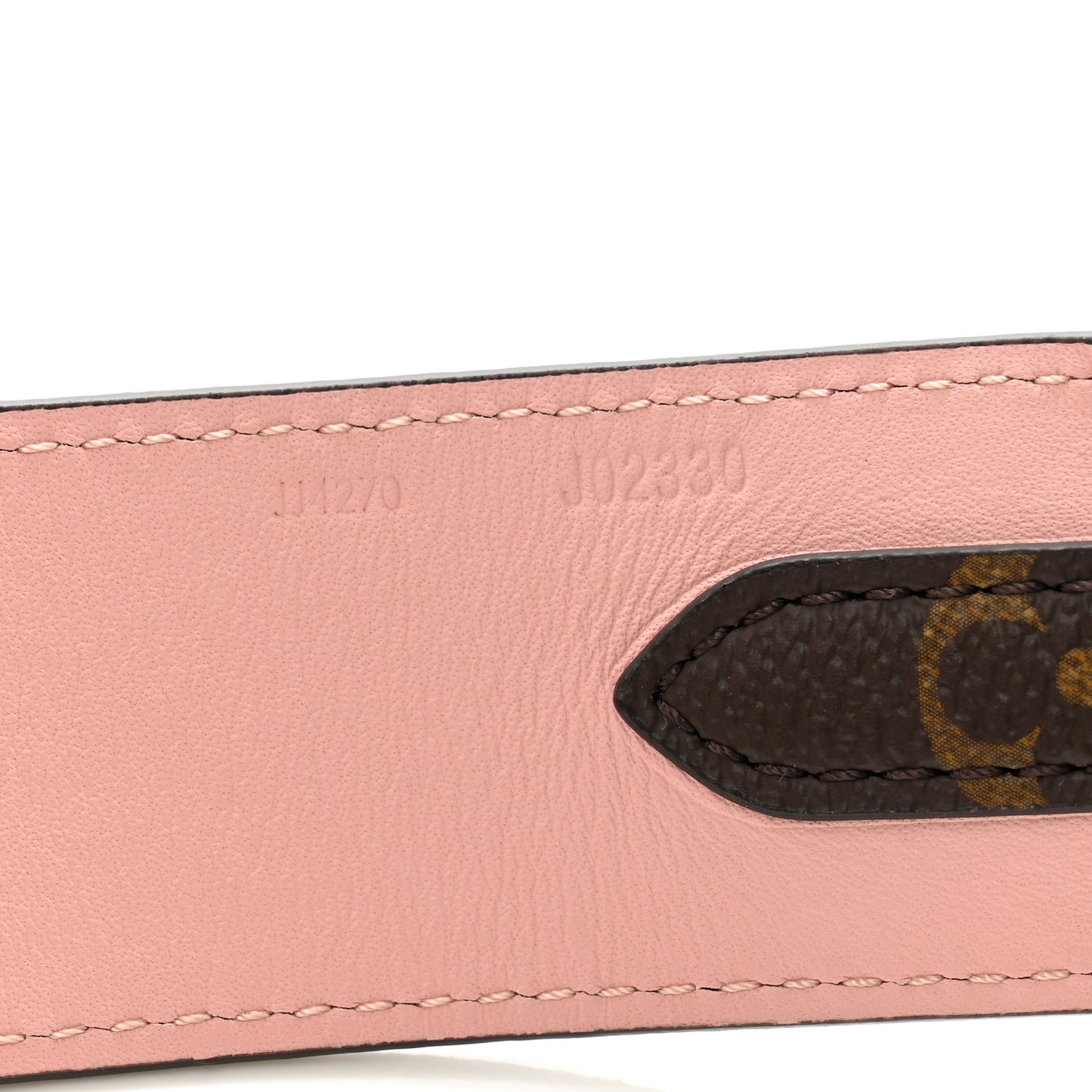 Monogram Bandouliere Shoulder Strap Rose Poudre