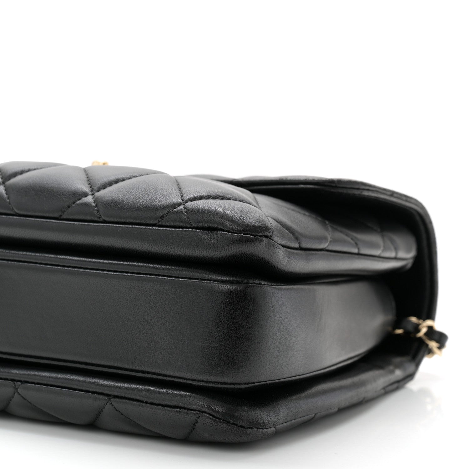 Chanel Lambskin Quilted Medium Trendy CC Flap Dual Handle Bag Black 11 of 11