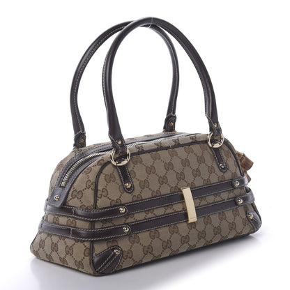 Gucci Monogram Medium Wave Boston Dark Brown 3 of 14
