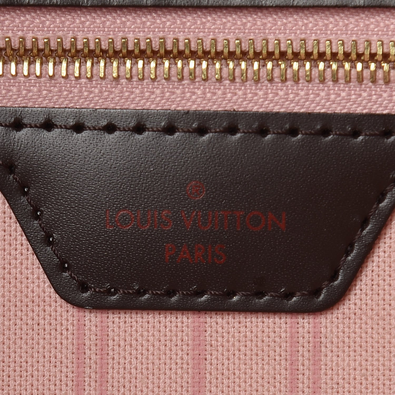 Louis Vuitton Damier Ebene Neo Neverfull MM Rose Ballerine 8 of 12