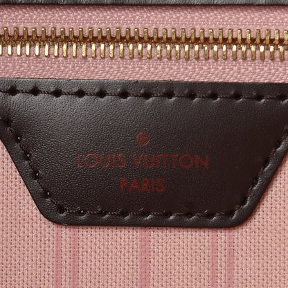Louis Vuitton Damier Ebene Neo Neverfull MM Rose Ballerine 8 of 12
