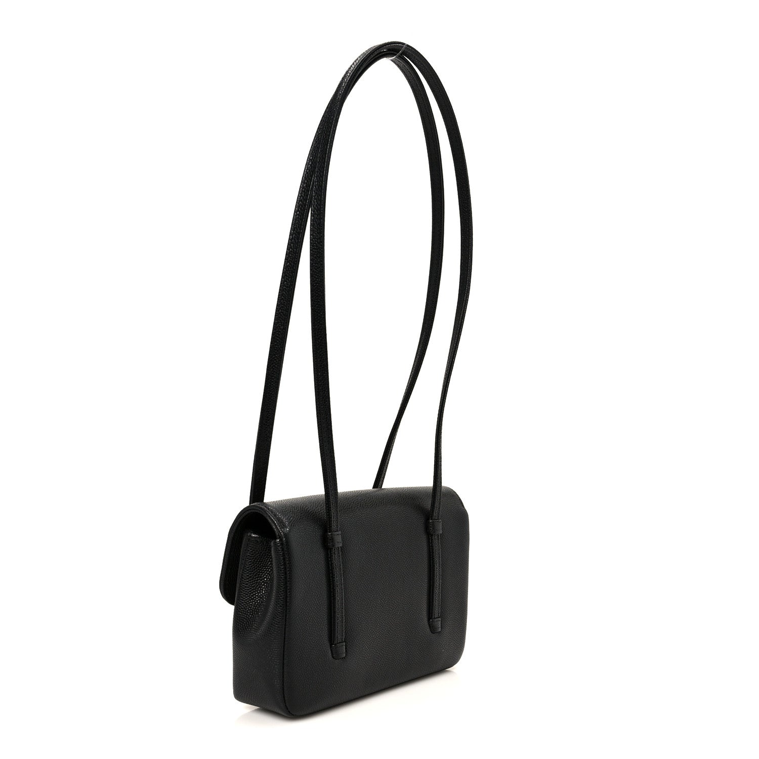 Chanel Shiny Caviar Mini Preppy Coco Shoulder Bag Black 2 of 10