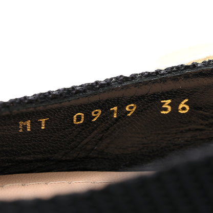 Christian Dior Technical Canvas Ribbon J'Adior Slingback Ballet Flats 36 Black 9 of 9