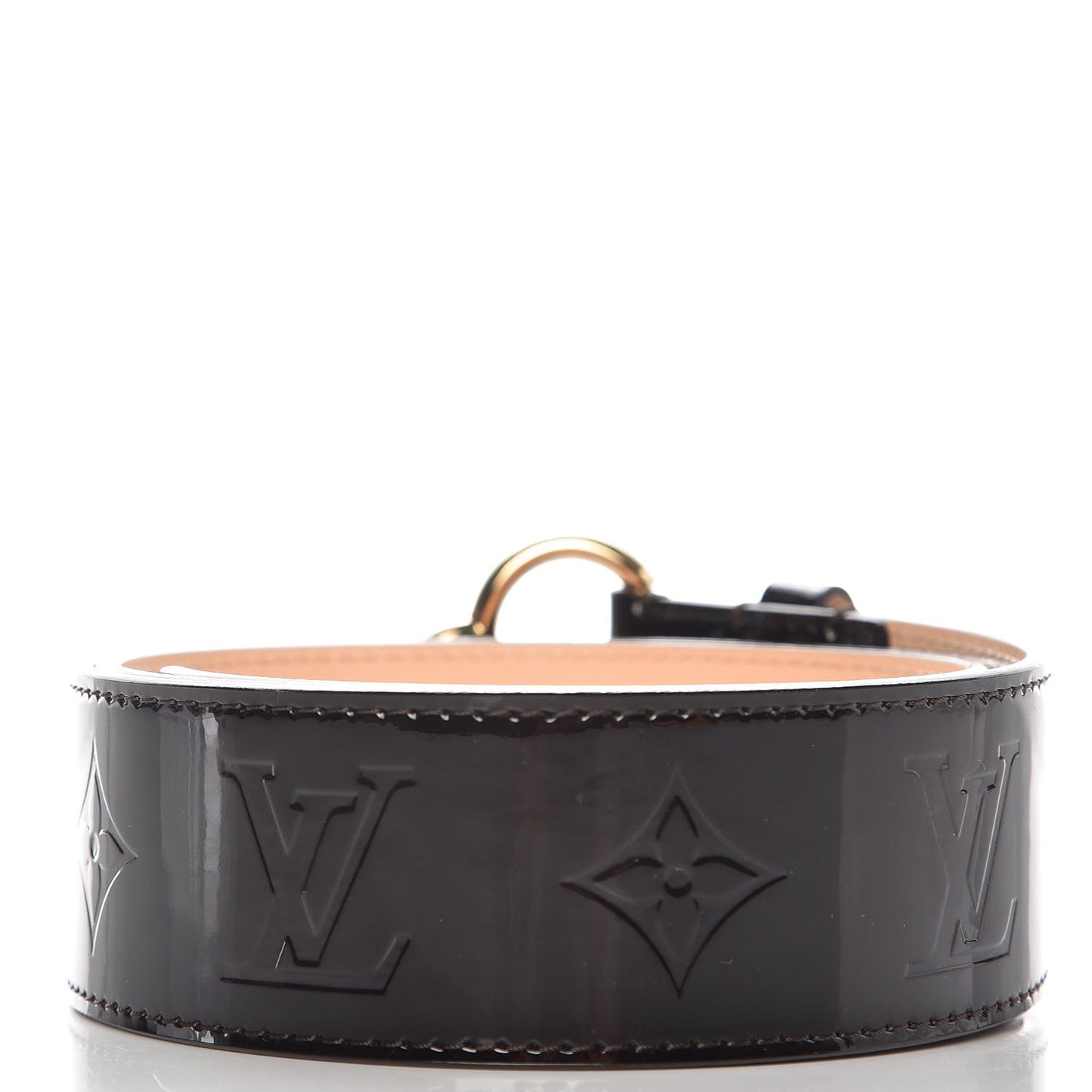 Vernis 40mm Fleur Belt 85 34 Amarante