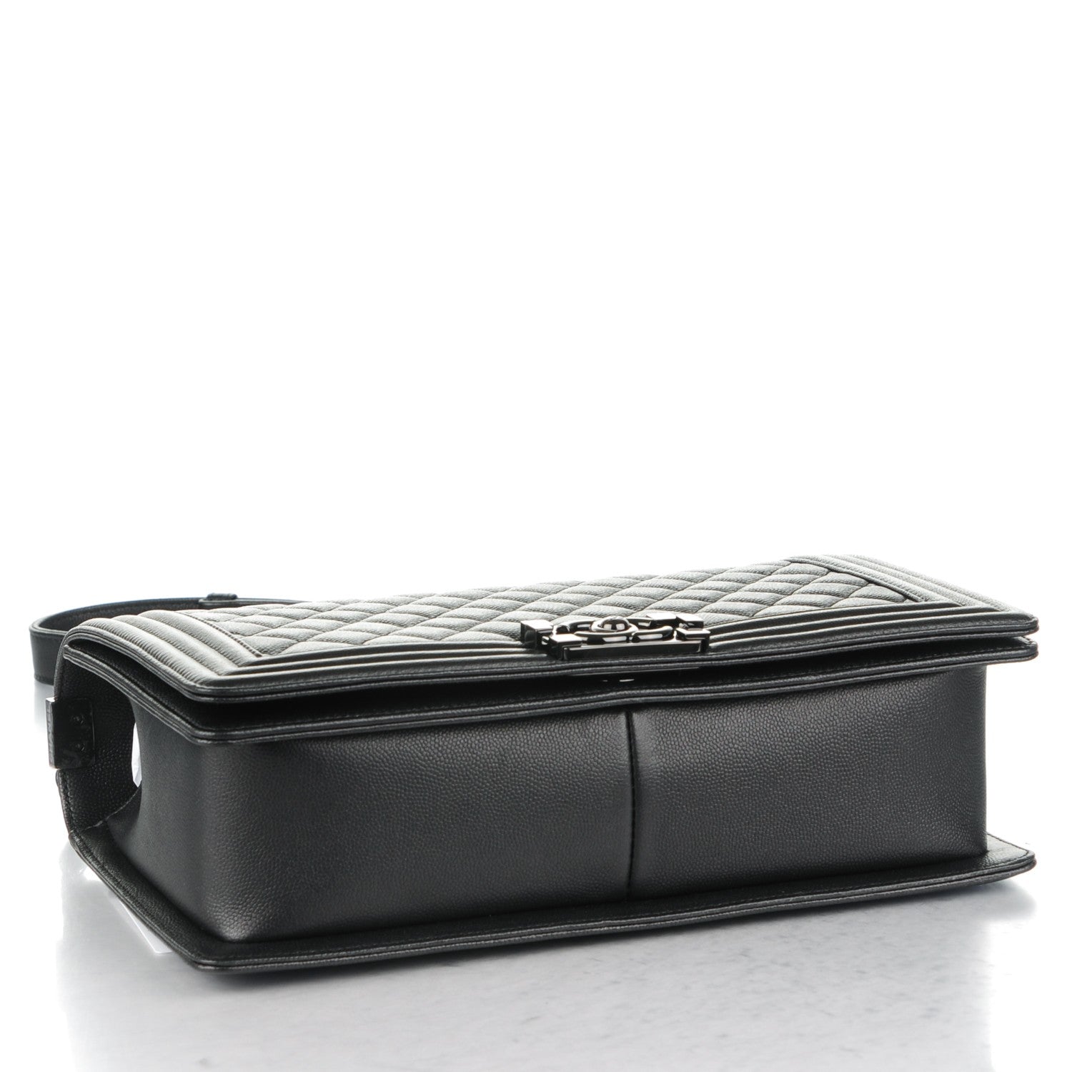 Chanel Caviar Quilted New Medium Boy Flap So Black 4 of 8