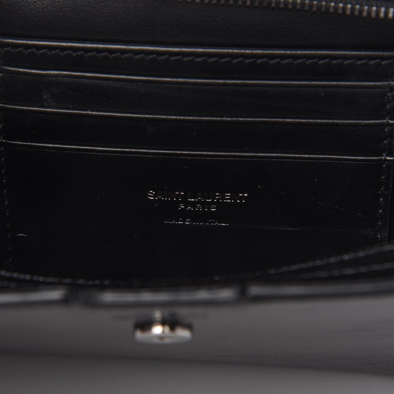Saint Laurent Patent Monogram Toy Cabas Black 8 of 9