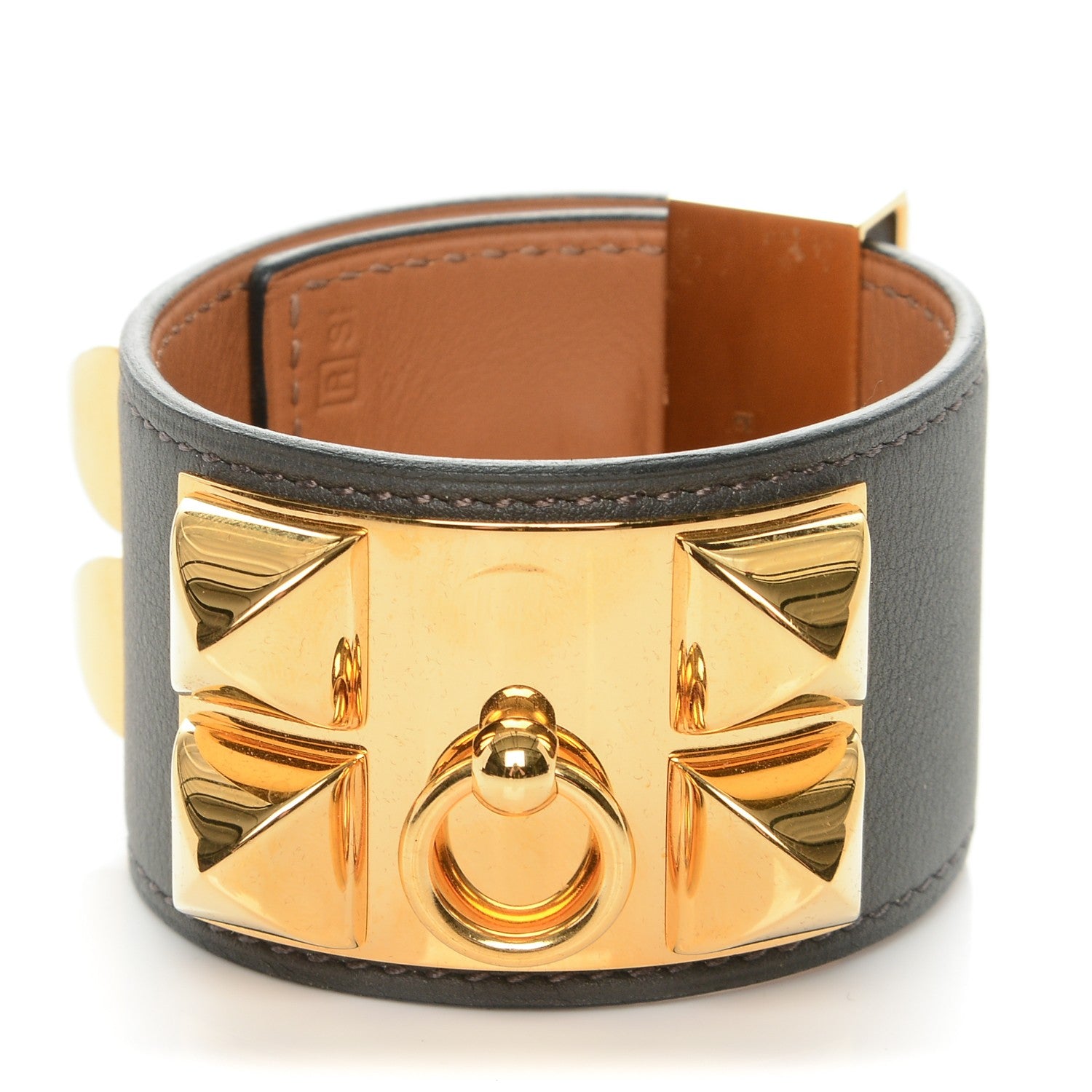 Hermes Swift Collier de Chien CDC Bracelet S Graphite 1 of 7