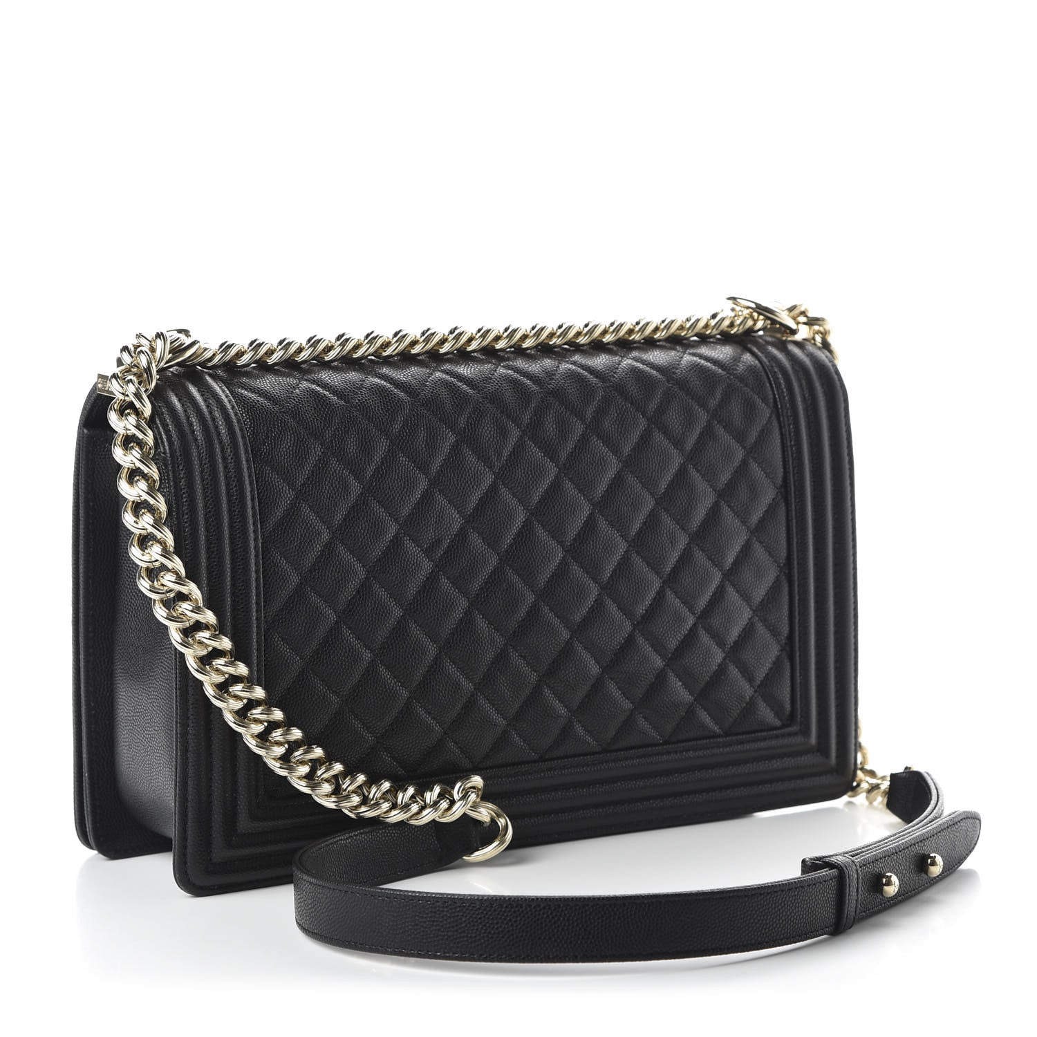 Chanel Caviar Quilted New Medium Boy Flap Black 3 of 10