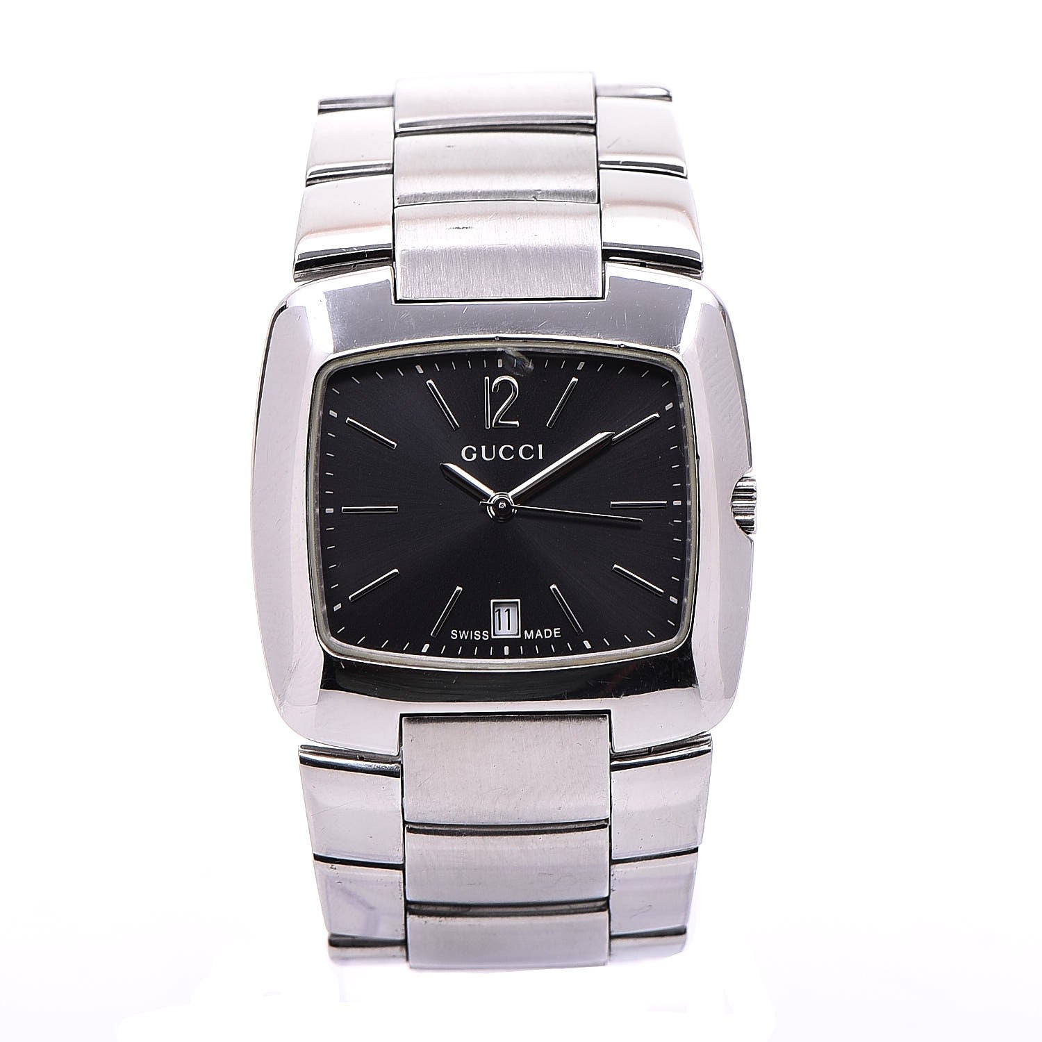 Gucci Stainless Steel 34mm 8500M Quartz Watch Black 1 of 8