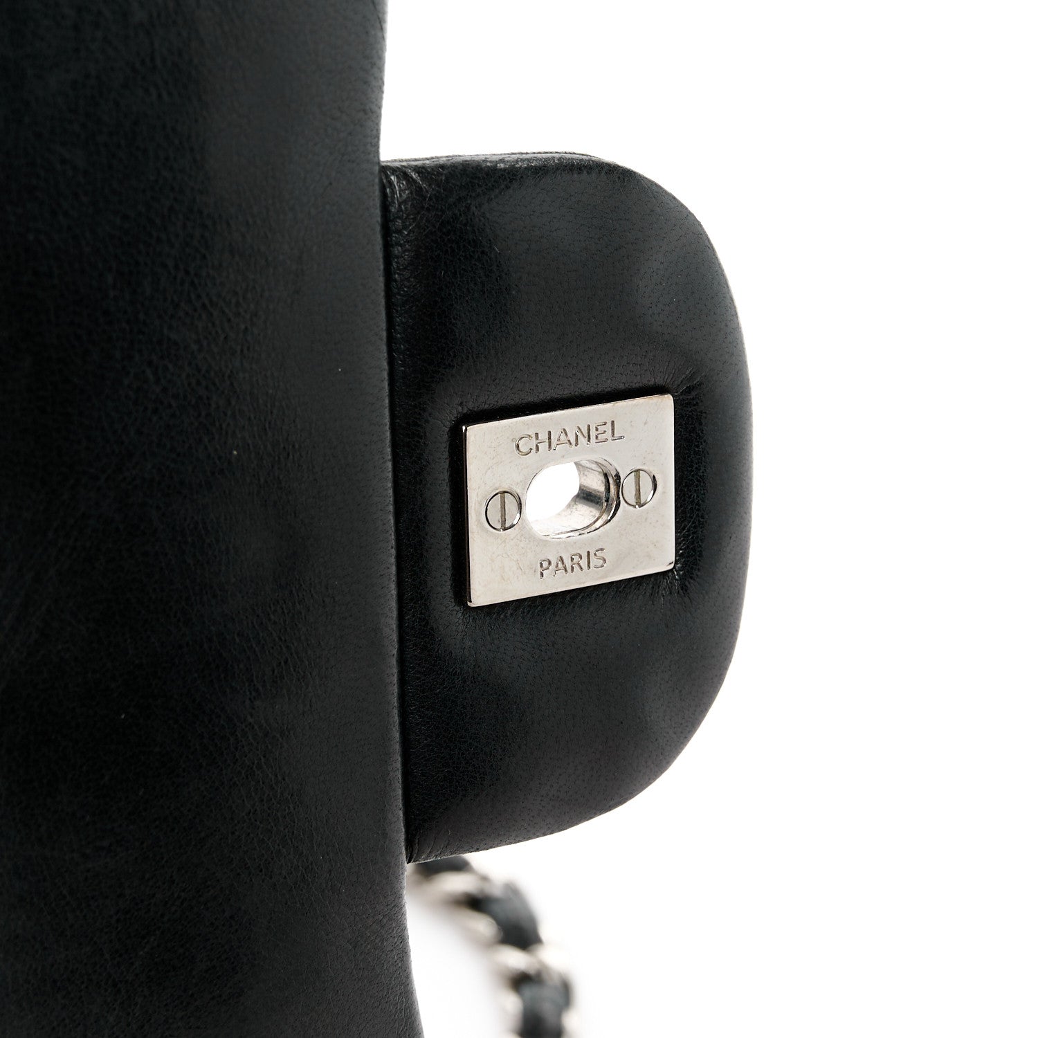 Chanel Lambskin Quilted Maxi Double Flap Black 7 of 11