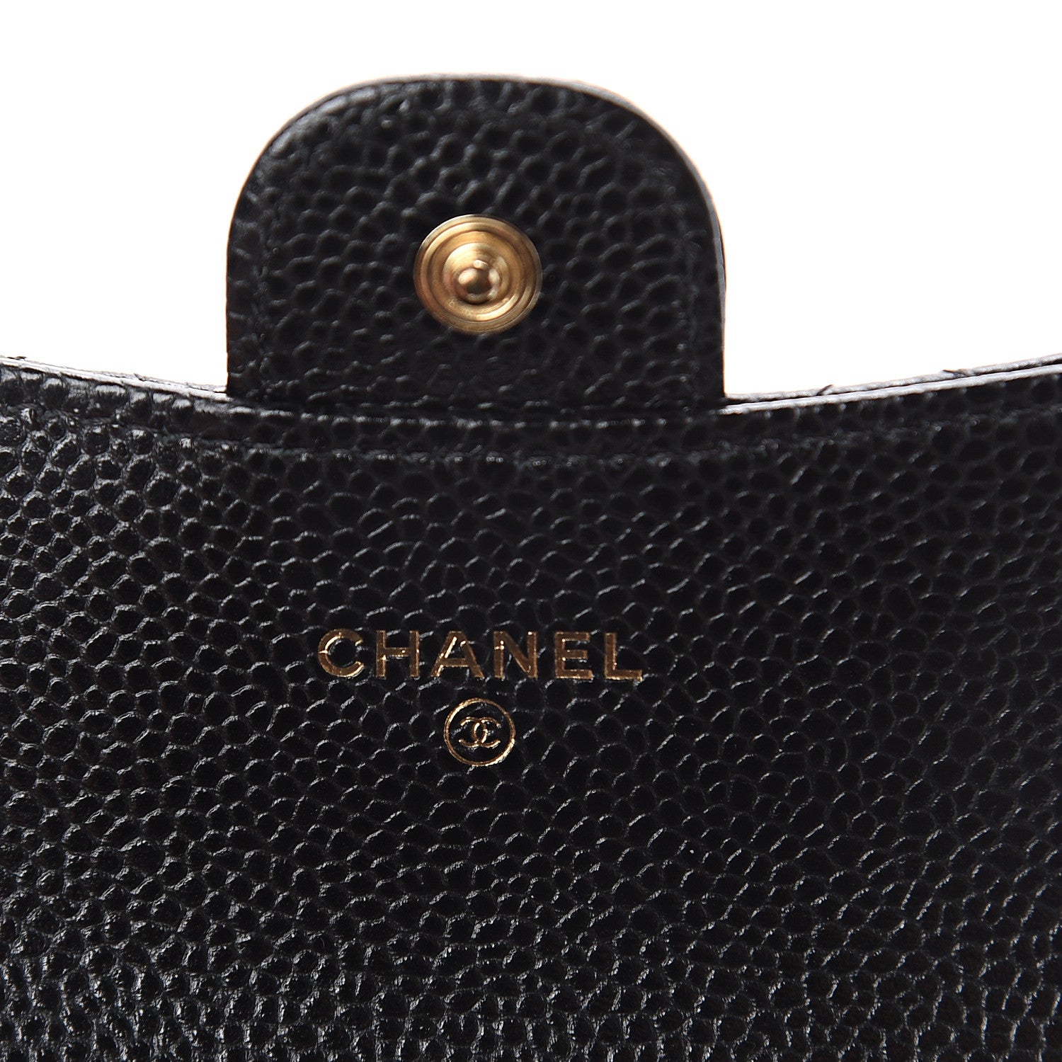 Chanel Caviar Quilted Flap Card Holder Black 6 of 7