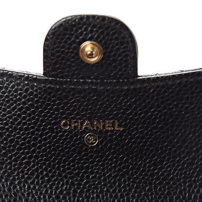 Chanel Caviar Quilted Flap Card Holder Black 6 of 7