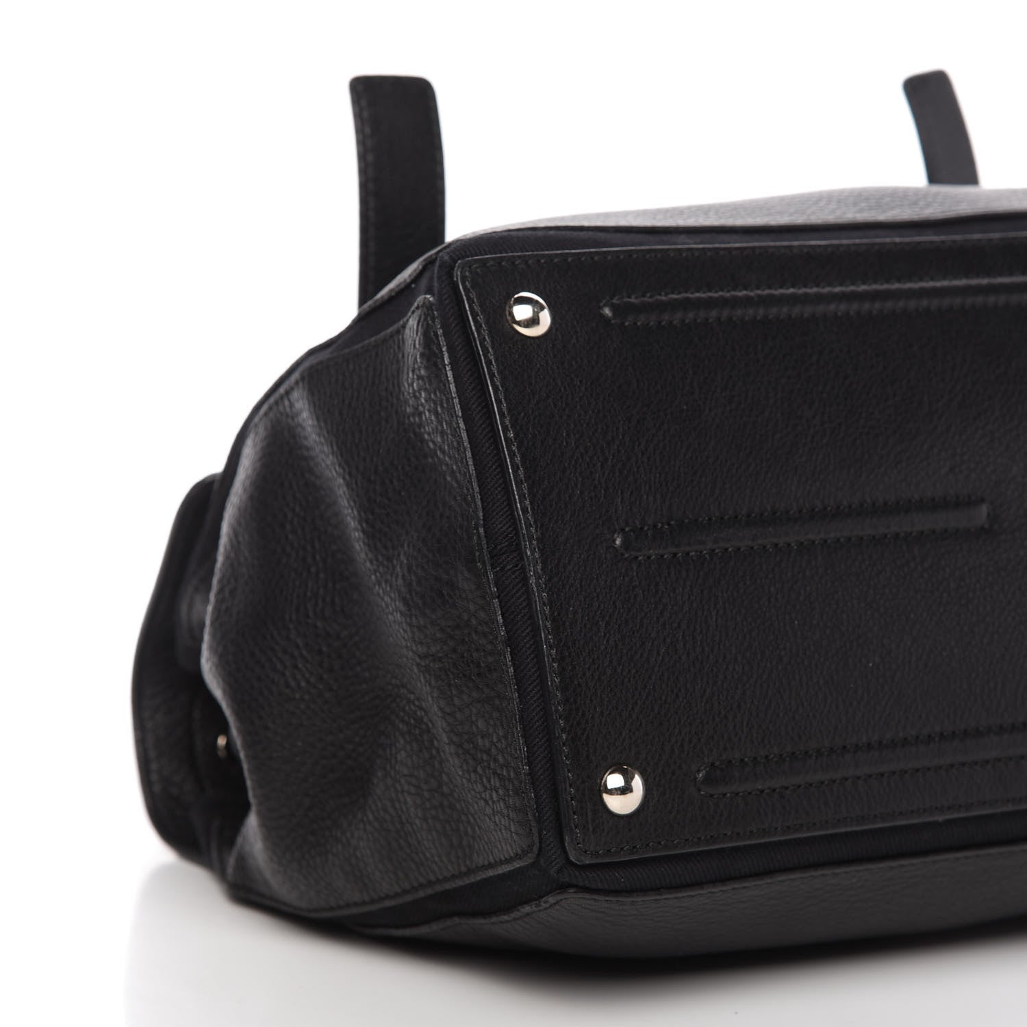 Saint Laurent Calfskin Canvas Medium Muse Two Black 6 of 10
