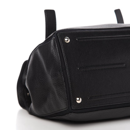 Saint Laurent Calfskin Canvas Medium Muse Two Black 6 of 10