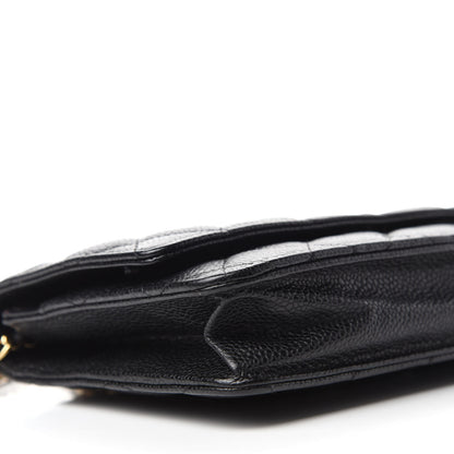 Chanel Caviar Quilted Wallet On Chain WOC Black 6 of 11