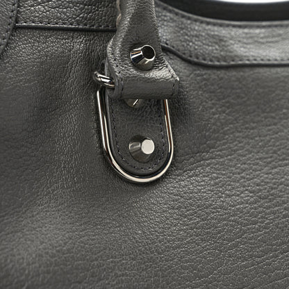 Balenciaga Chevre Silver Metallic Edge Hardware City Gris Acier 15 of 15