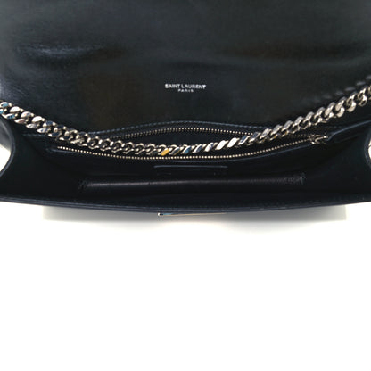 Saint Laurent Calfskin Medium Chain Babylone Black 5 of 12