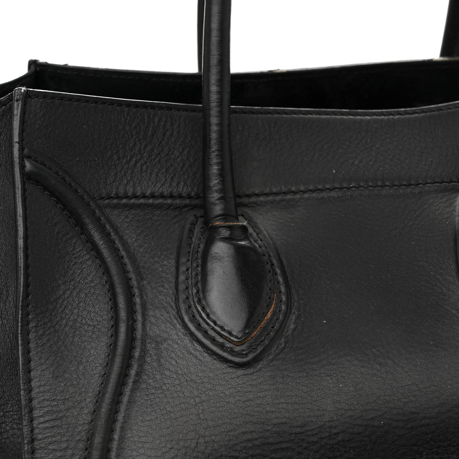 Celine Supple Calfskin Medium Phantom Luggage Black 16 of 22