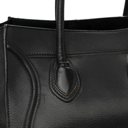 Celine Supple Calfskin Medium Phantom Luggage Black 16 of 22