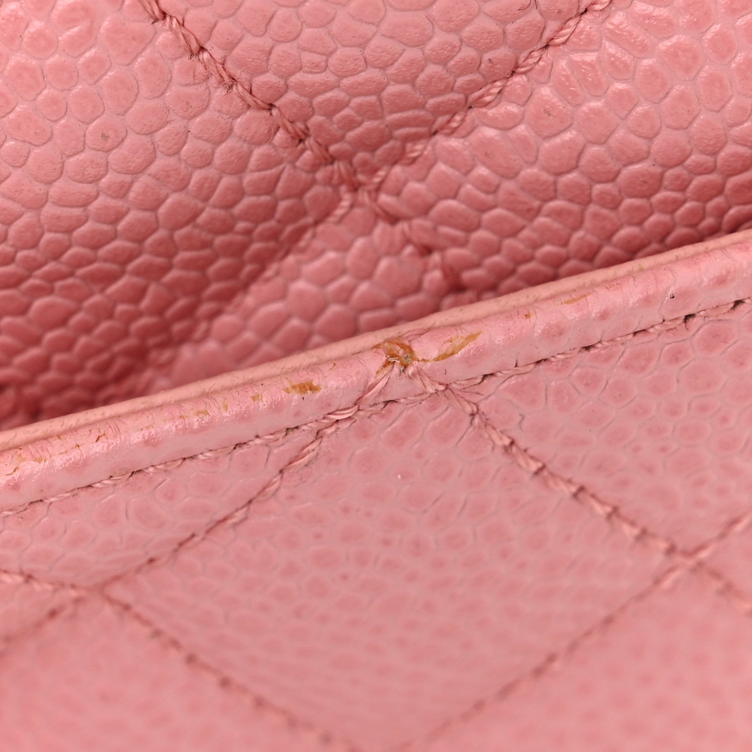 Chanel Caviar Quilted Medium Double Flap Pink 11 of 13