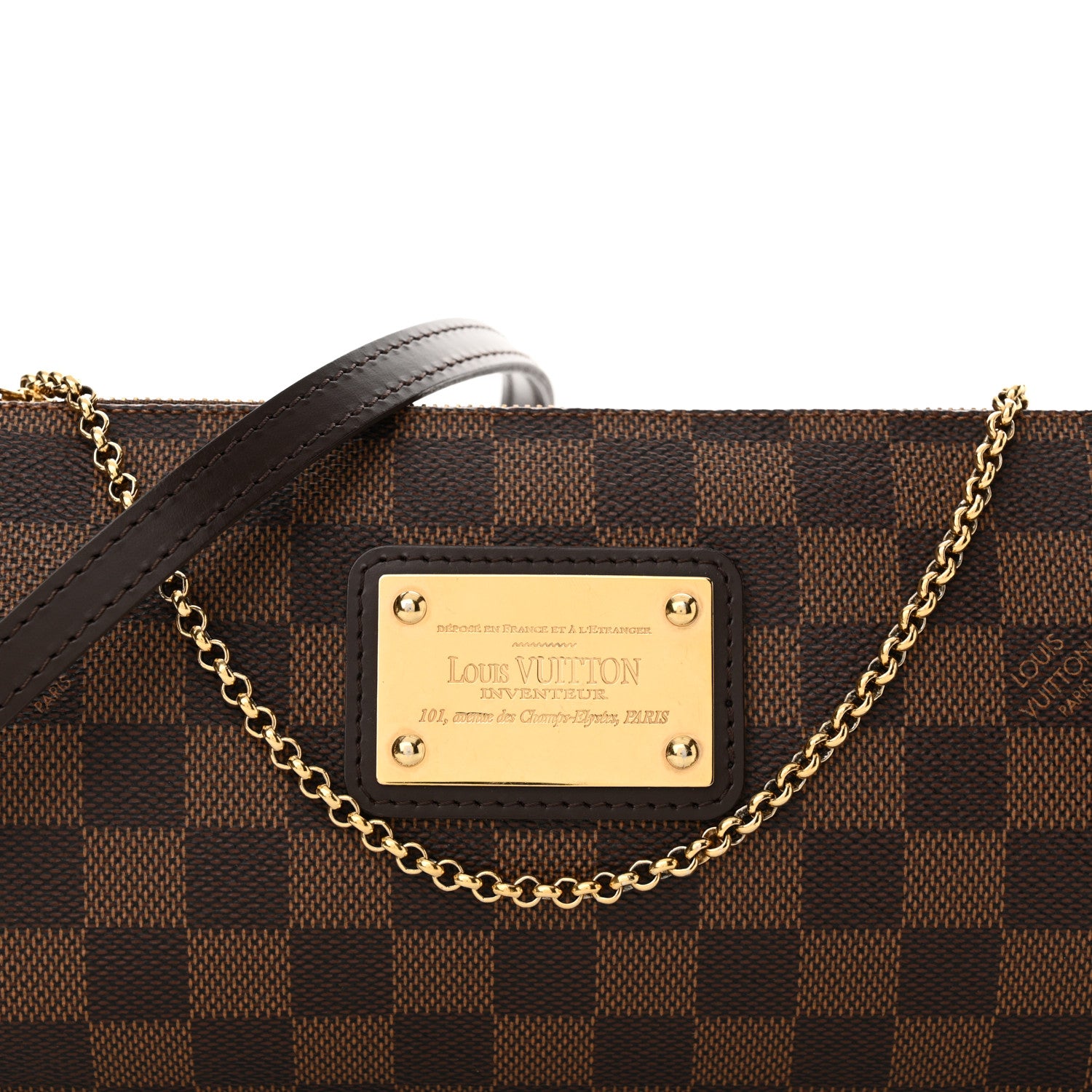 Louis Vuitton Damier Ebene Eva Clutch 8 of 11